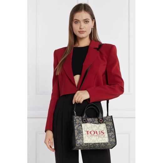 Tous shopper bag duża ze skóry ekologicznej 