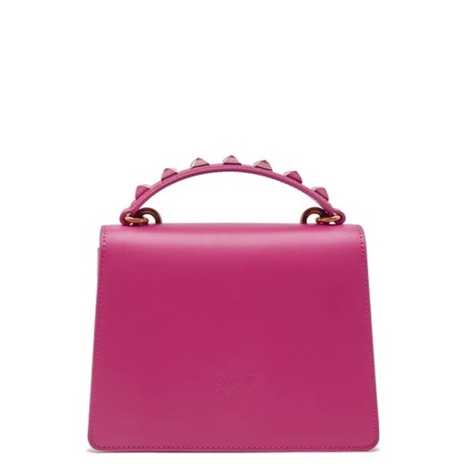 Pinko Skórzana torebka na ramię LOVE ONE TOP HANDLE MINI LIGHT Pinko Uniwersalny Gomez Fashion Store