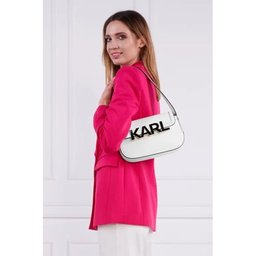 Karl Lagerfeld Skórzana torebka na ramię Karl Lagerfeld Uniwersalny okazja Gomez Fashion Store