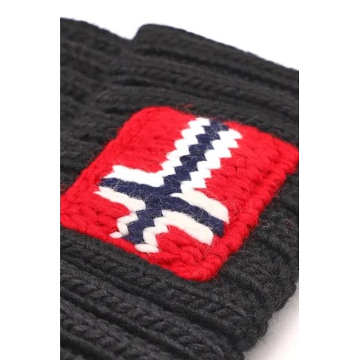 Napapijri Czapka | z dodatkiem wełny Napapijri OS wyprzedaż Gomez Fashion Store