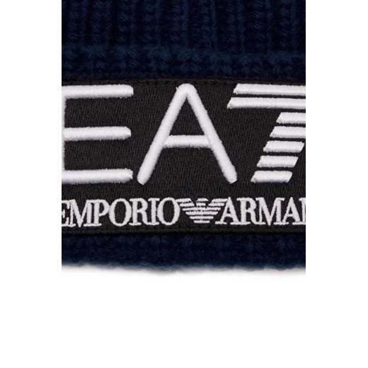 EA7 Wełniana czapka M Gomez Fashion Store