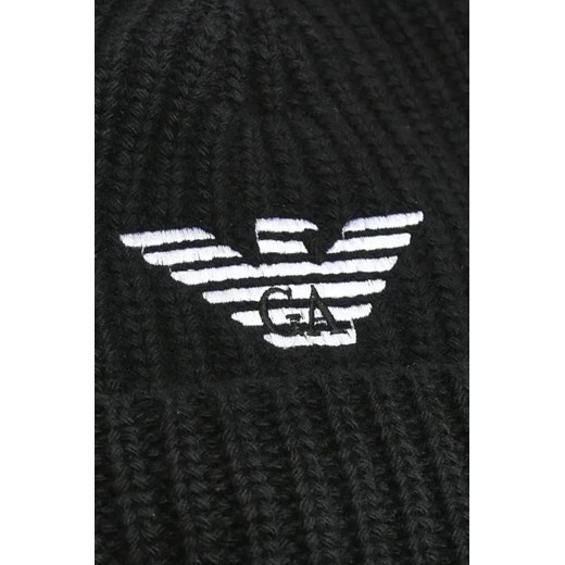 Emporio Armani Wełniana czapka Emporio Armani L wyprzedaż Gomez Fashion Store