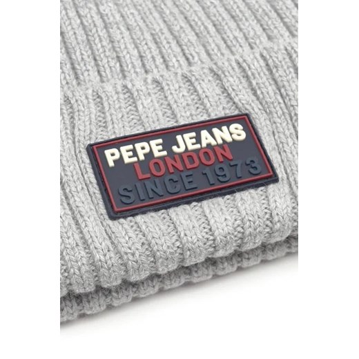 Pepe Jeans London Czapka HAYES | z dodatkiem wełny Uniwersalny okazja Gomez Fashion Store