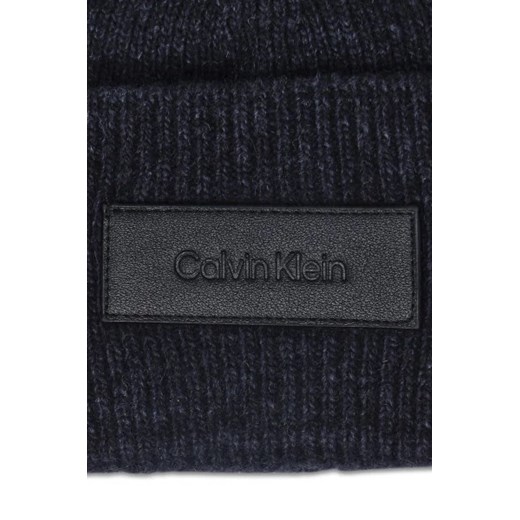 Calvin Klein Wełniana czapka BADGE DOCKER Calvin Klein OS Gomez Fashion Store promocja