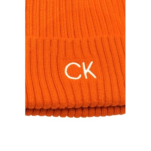 Calvin Klein Czapka | z dodatkiem kaszmiru Calvin Klein Uniwersalny wyprzedaż Gomez Fashion Store