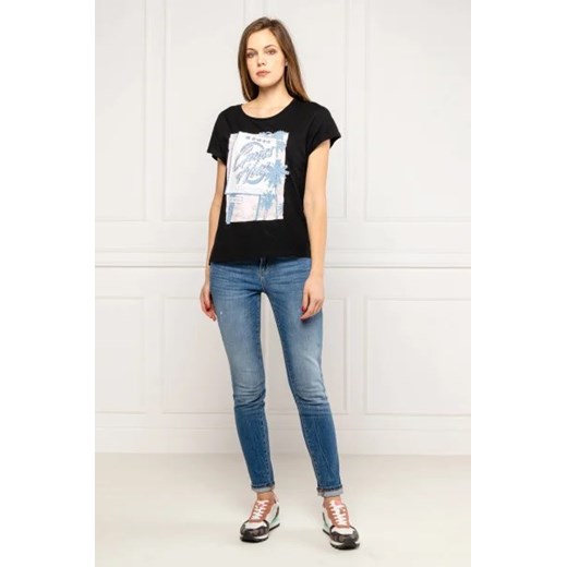 GUESS JEANS T-shirt GLAMOUR | Regular Fit S okazja Gomez Fashion Store