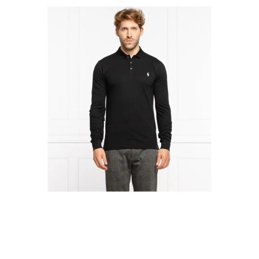 T-shirt męski Polo Ralph Lauren czarny z długim rękawem