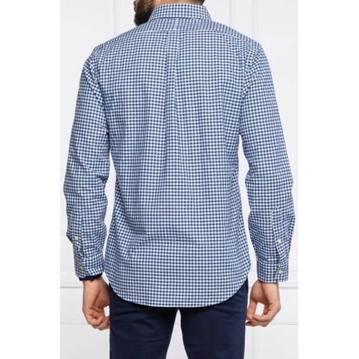 Koszula męska Polo Ralph Lauren niebieska bawełniana z kołnierzykiem button down 