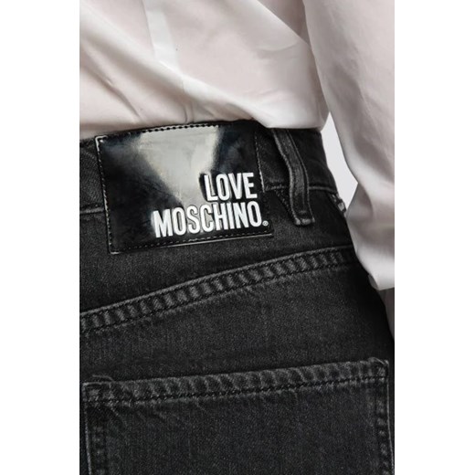 Spódnica Love Moschino mini bawełniana rockowa