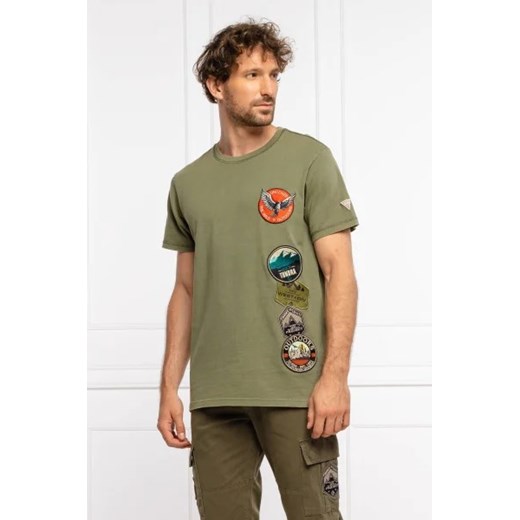 T-shirt męski Guess z bawełny z krótkim rękawem