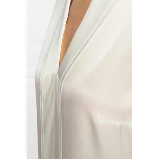 BOSS Jedwabna bluzka ISANI | Regular Fit 42 promocyjna cena Gomez Fashion Store