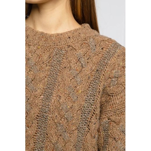 Pinko Wełniany sweter METEORITE | Regular Fit Pinko XS okazyjna cena Gomez Fashion Store