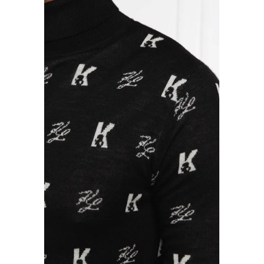 Karl Lagerfeld Wełniany golf | Regular Fit Karl Lagerfeld S Gomez Fashion Store