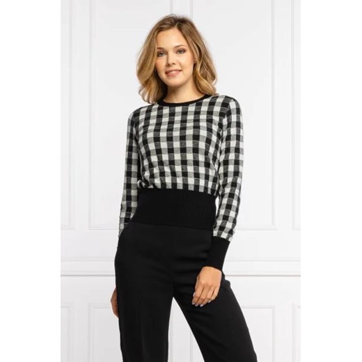 Sweter damski Max & Co. z elastanu z okrągłym dekoltem