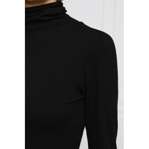 Max & Co. sweter damski czarny casual z golfem