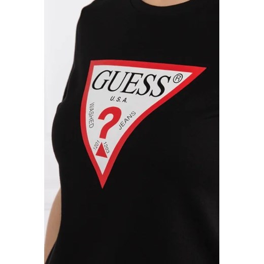 GUESS JEANS T-shirt ORIGINAL | Regular Fit XS promocyjna cena Gomez Fashion Store