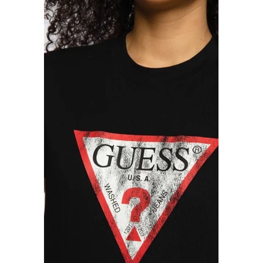 Bluzka damska Guess młodzieżowa z napisami