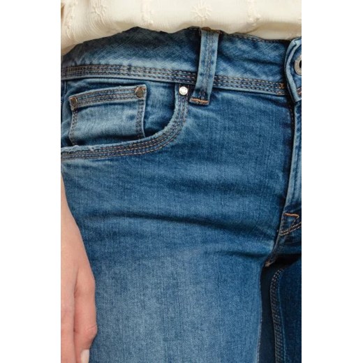 Pepe Jeans London Szorty SATURN CROP | Skinny fit | denim 25 okazja Gomez Fashion Store