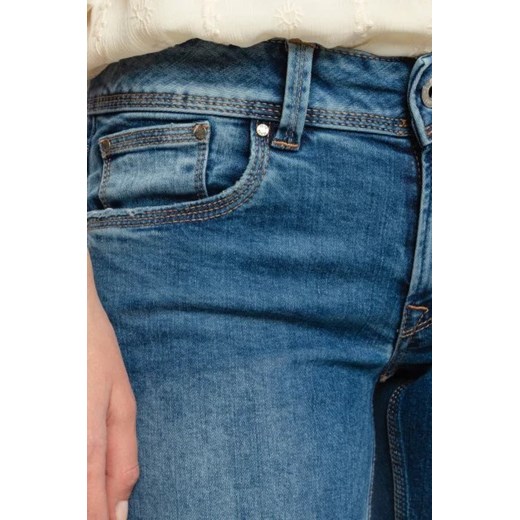 Pepe Jeans London Szorty SATURN CROP | Skinny fit | denim 28 Gomez Fashion Store promocyjna cena