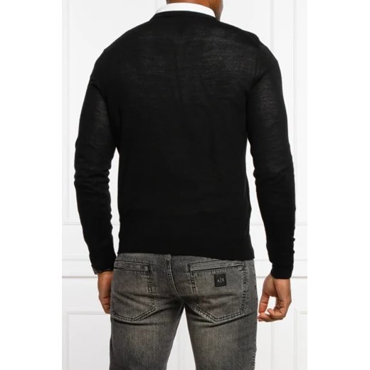 Armani Exchange Wełniany sweter | Slim Fit Armani Exchange M wyprzedaż Gomez Fashion Store