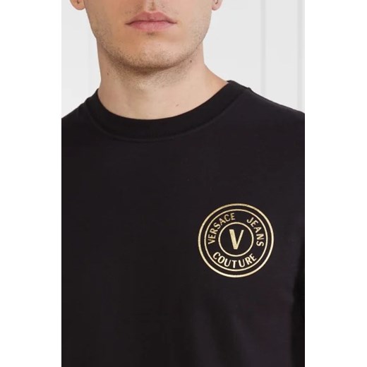 T-shirt męski Versace Jeans casual z krótkim rękawem 