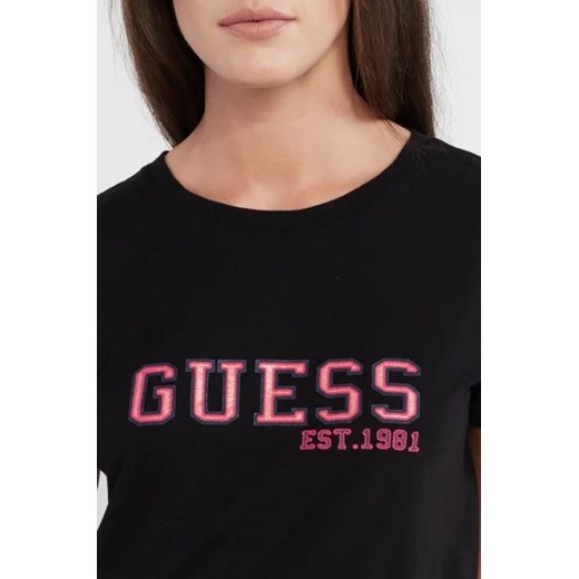 GUESS T-shirt SS CN COLLEGE TEE | Regular Fit Guess S wyprzedaż Gomez Fashion Store