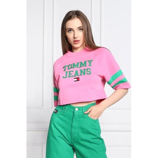 Różowa bluzka damska Tommy Jeans 