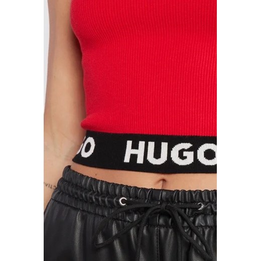 Bluzka damska Hugo Boss czerwona 