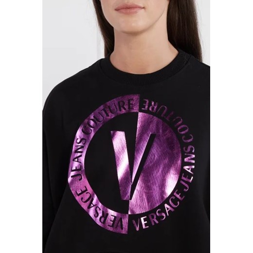 Bluza damska czarna Versace Jeans bawełniana