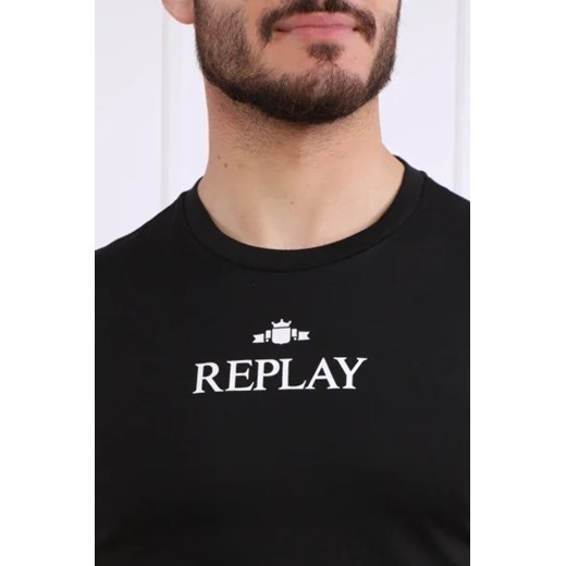 Replay T-shirt | Relaxed fit Replay XXL Gomez Fashion Store