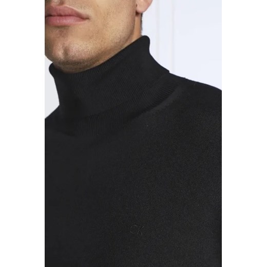 Calvin Klein Wełniany golf | Slim Fit Calvin Klein S Gomez Fashion Store
