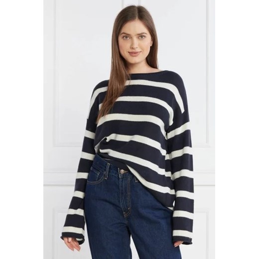 Tommy Hilfiger Wełniany sweter BOAT-NK | Relaxed fit Tommy Hilfiger L Gomez Fashion Store