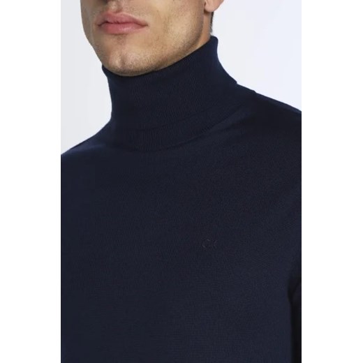 Sweter męski Calvin Klein jesienny z wełny 