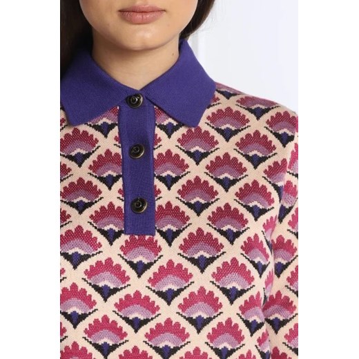 Pinko Sweter AMERICAN | Cropped Fit Pinko XS wyprzedaż Gomez Fashion Store