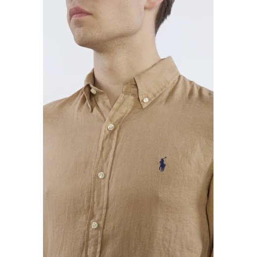 POLO RALPH LAUREN Lniana koszula | Slim Fit Polo Ralph Lauren S okazyjna cena Gomez Fashion Store