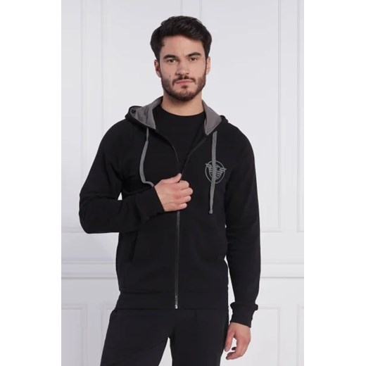 Bluza męska Emporio Armani casualowa czarna bawełniana