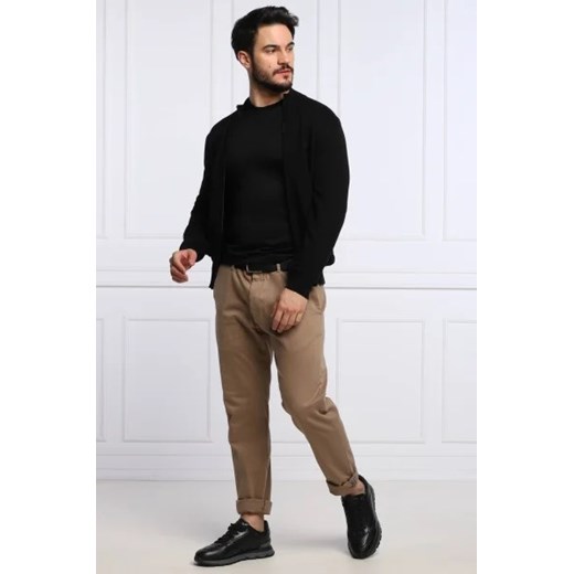 Sweter męski BOSS HUGO czarny z bawełny