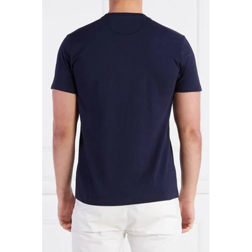 T-shirt męski La Martina w stylu młodzieżowym z krótkim rękawem z bawełny 