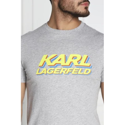 T-shirt męski Karl Lagerfeld w stylu młodzieżowym z krótkimi rękawami