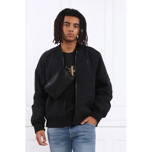 CALVIN KLEIN JEANS Kurtka bomber EXPOSED ZIP | Oversize fit L promocyjna cena Gomez Fashion Store
