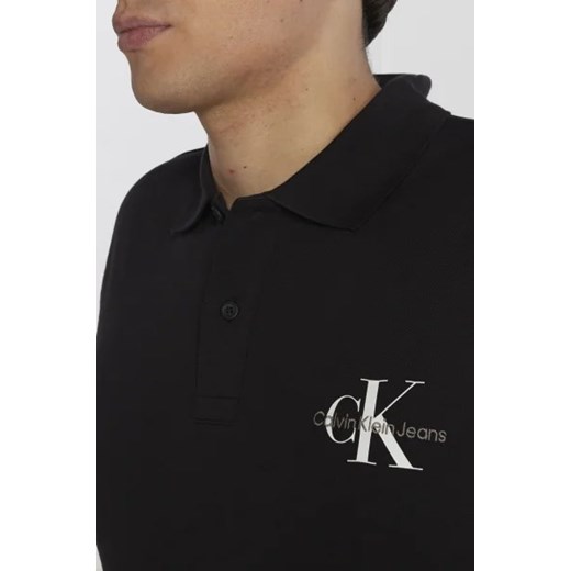 CALVIN KLEIN JEANS Polo MONOLOGO | Regular Fit L okazja Gomez Fashion Store