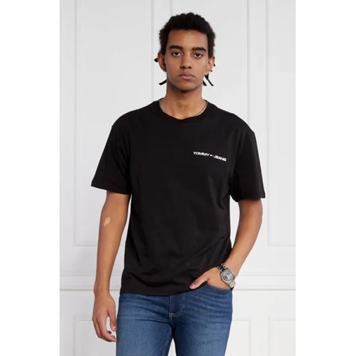 Tommy Jeans t-shirt męski bawełniany z krótkim rękawem 