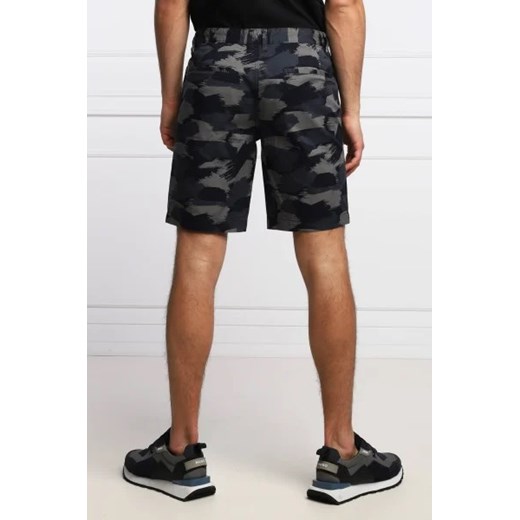 Spodenki męskie Armani Exchange czarne we wzór moro