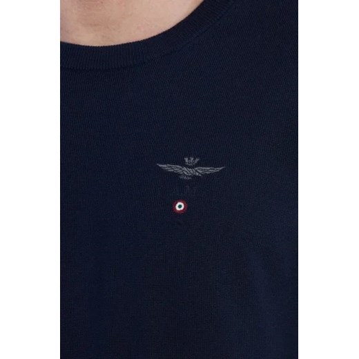 Aeronautica Militare Wełniany sweter | Regular Fit Aeronautica Militare L wyprzedaż Gomez Fashion Store