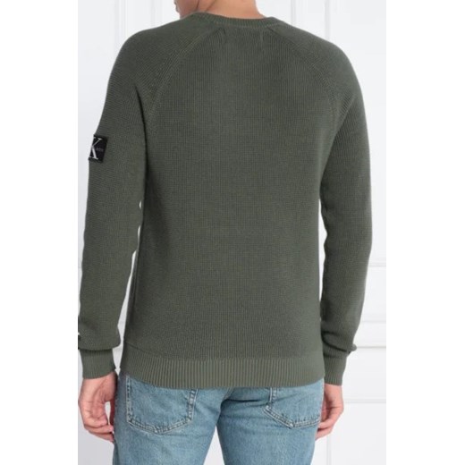 CALVIN KLEIN JEANS Sweter BADGE EASY | Regular Fit S Gomez Fashion Store wyprzedaż