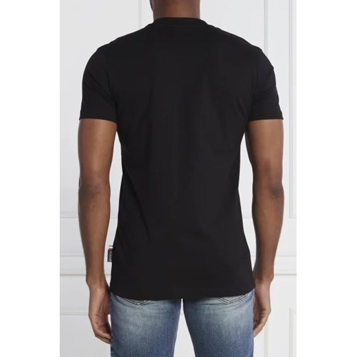 T-shirt męski w nadruki z krótkimi rękawami bawełniany