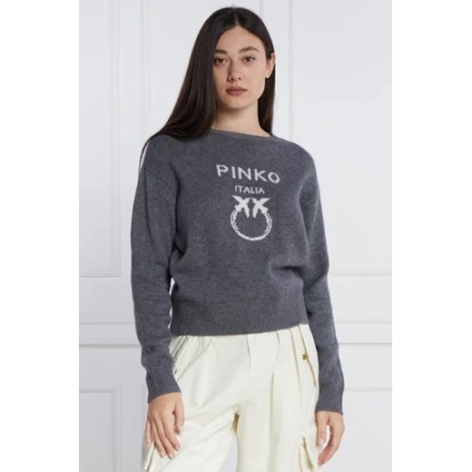 Pinko Wełniany sweter | Regular Fit Pinko XS Gomez Fashion Store