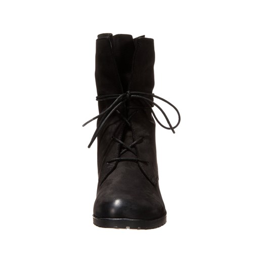 Caprice HELINA Botki sznurowane black zalando czarny materiałowe