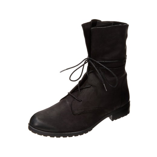 Caprice HELINA Botki sznurowane black zalando czarny abstrakcyjne wzory