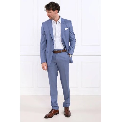 BOSS BLACK Wełniane spodnie H-Genius-MM-224 | Slim Fit 52 Gomez Fashion Store okazyjna cena